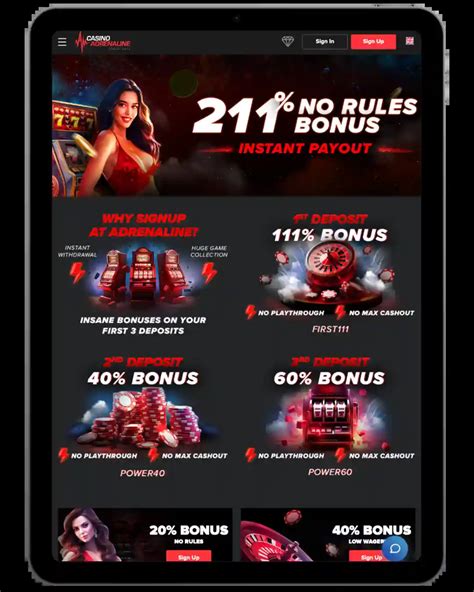 Casino Adrenaline Bonus Codes, Welcome Pack, and Offers.